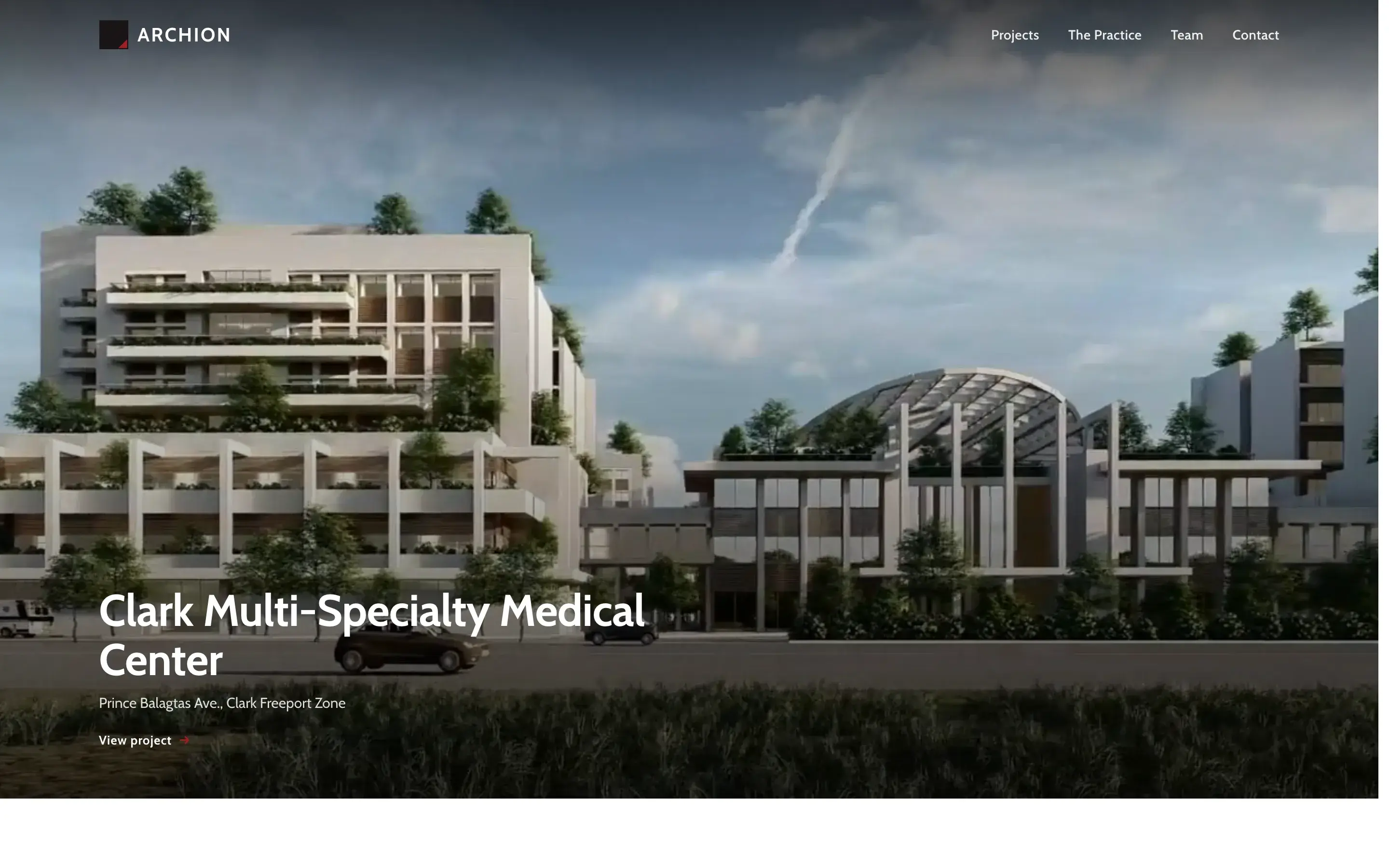 Archion Architects homepage